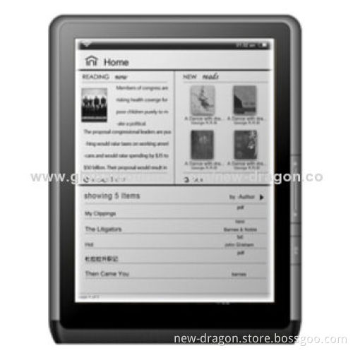 E-book Reader, Rockchip RK3026 Dual Cortex A9 CPU at 1.0GHz Mali-400-MP2